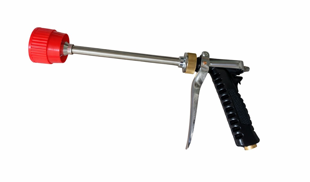 PISTOLA ASPERSORA CON MANGO DE PLASTICO