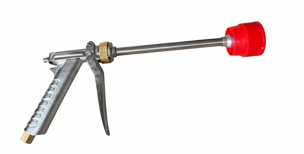 PISTOLA ASPERSORA CON MANGO METALICO