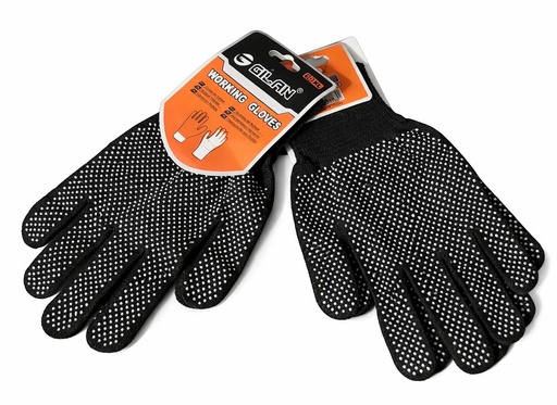 [FRO-22] Guante doble puntos negro